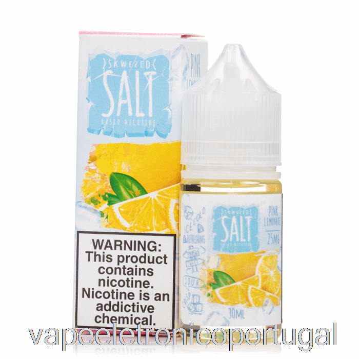 Vape Eletrônico Gelo Limonada Rosa - Sais Skwezed - 30ml 50mg
